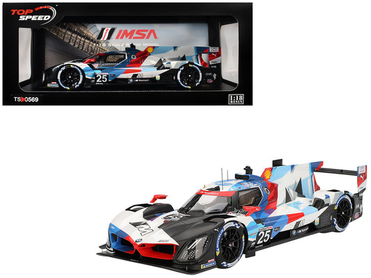 BMW M Hybrid V8 GTP #25 Connor De Phillippi - Maxime Martin - Rene Rast - Nick Yelloly "BMW M Team RLL" "24 Hours of Daytona" (2024) 1/18 Model Car by Top Speed