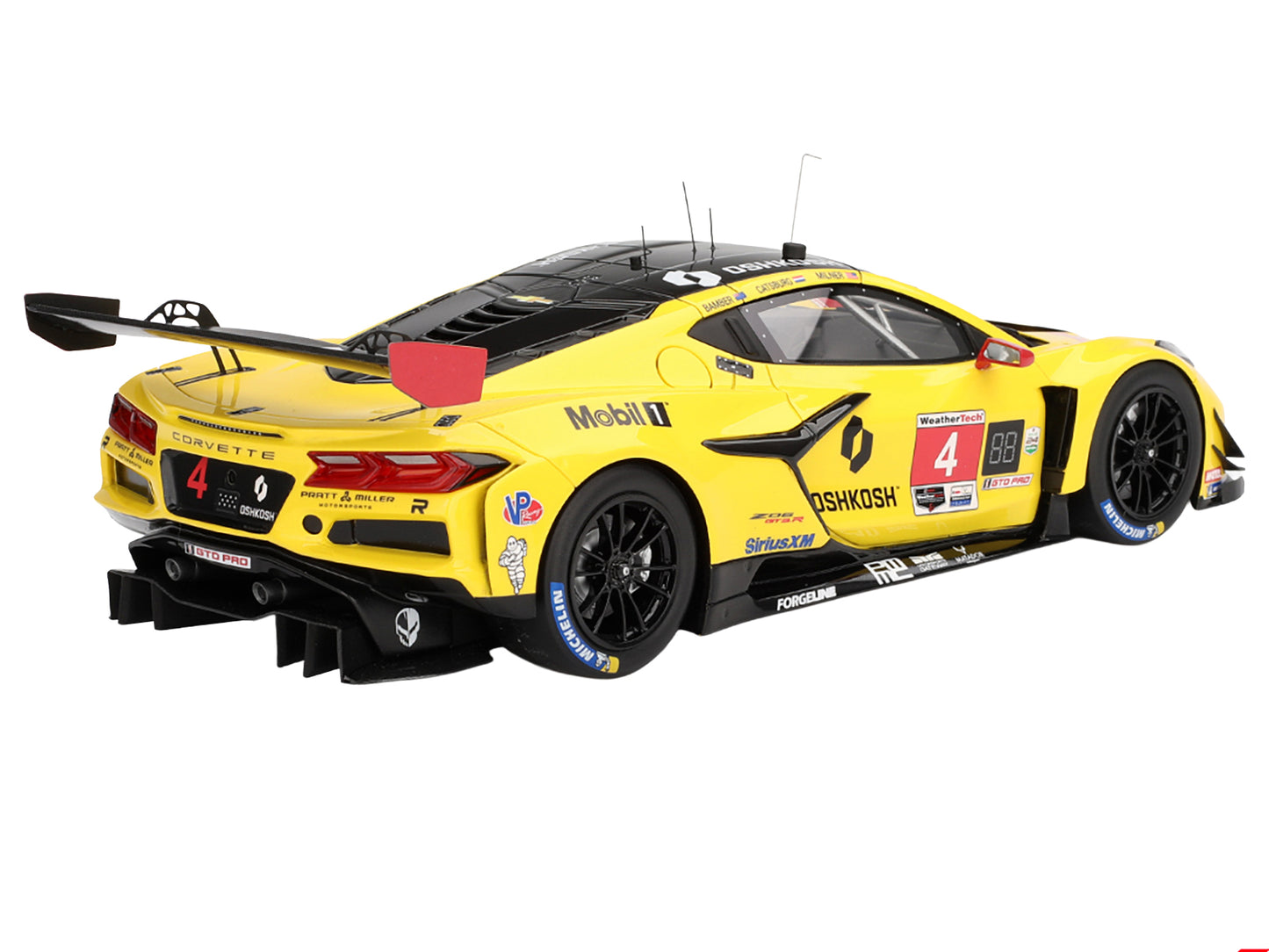 Chevrolet Corvette Z06 GT3.R #4 Earl Bamber - Nicky Catsburg - Tommy Milner "Corvette Racing by Pratt Miller Motorsports" "24 Hours of Daytona" (2024) 1/18 Model Car by Top Speed