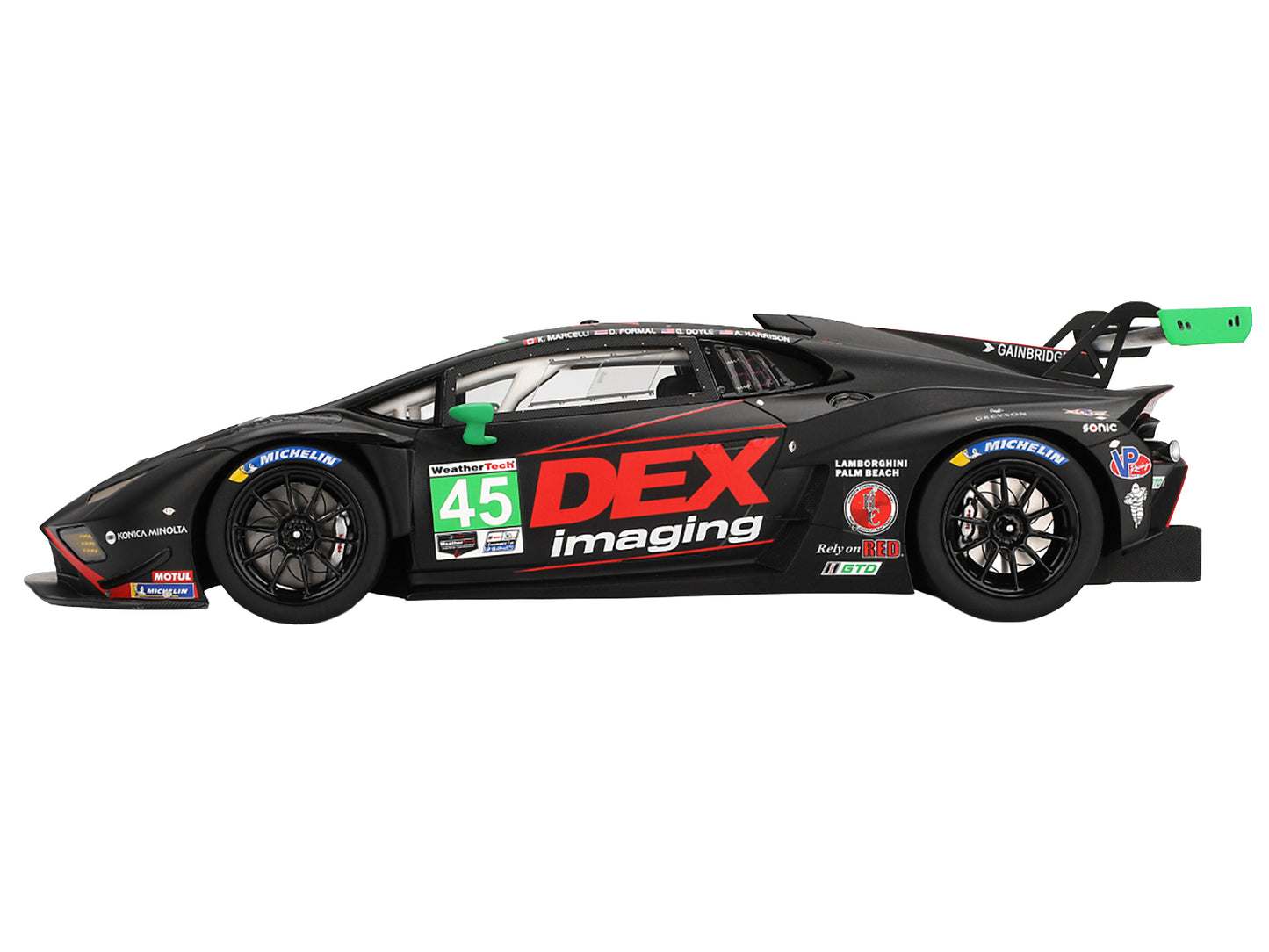 Lamborghini Huracan GT3 EVO2 #45 Graham Doyle - Danny Formal - Ashton Harrison - Kyle Marcelli "Wayne Taylor Racing with Andretti" "24 Hours of Daytona" (2024) 1/18 Model Car by Top Speed