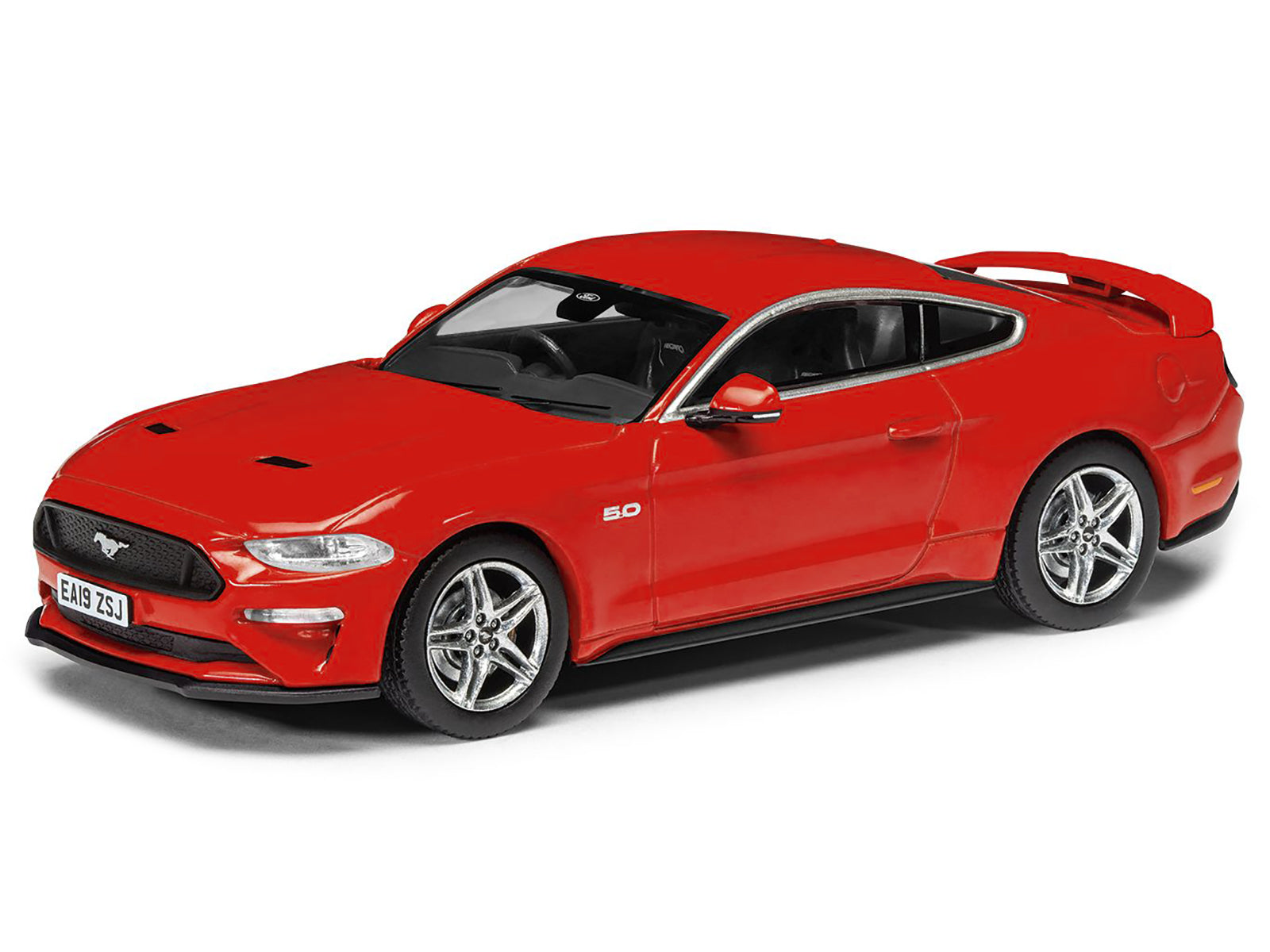 Ford Mustang Mk6 GT Fastback 5.0 RHD (Right Hand Drive) Race Red "Vanguards" Series 1/43 Diecast Model Car by Corgi