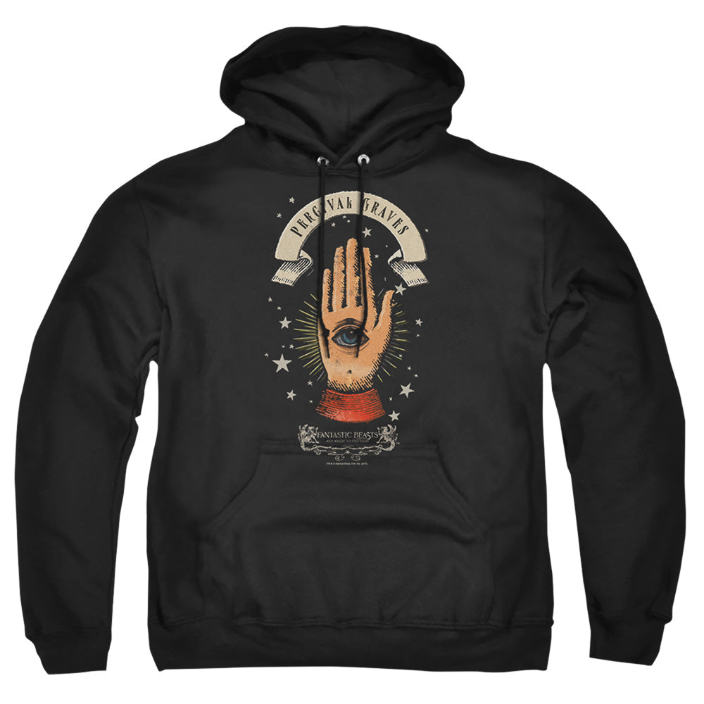 Fantastic Beasts Percival Graves Mens Hoodie Black Officially Licensed