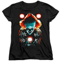 IT Dead Lights Womens T Shirt Black Officially Licensed