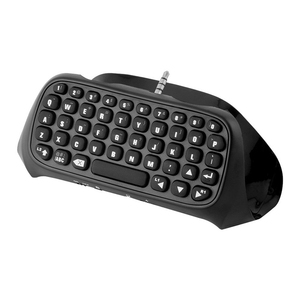 Portable 3.5mm Plug Bluetooth-compatible Keyboard Wireless Mini Keyboard for PS4 Controller
