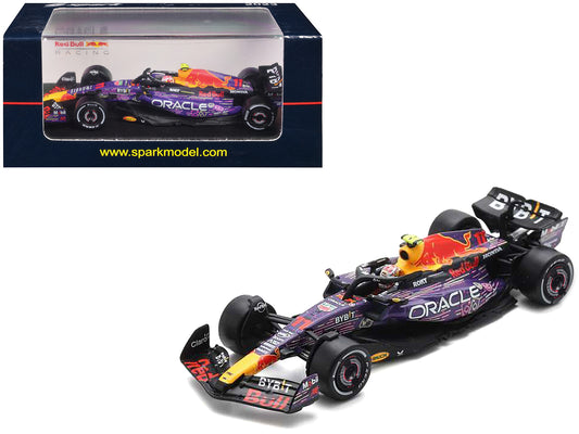 Red Bull Racing RB19 #11 Sergio Perez "Oracle" 3rd Place Formula One F1 "Las Vegas GP" (2023) 1/64 Diecast Model Car by Spark