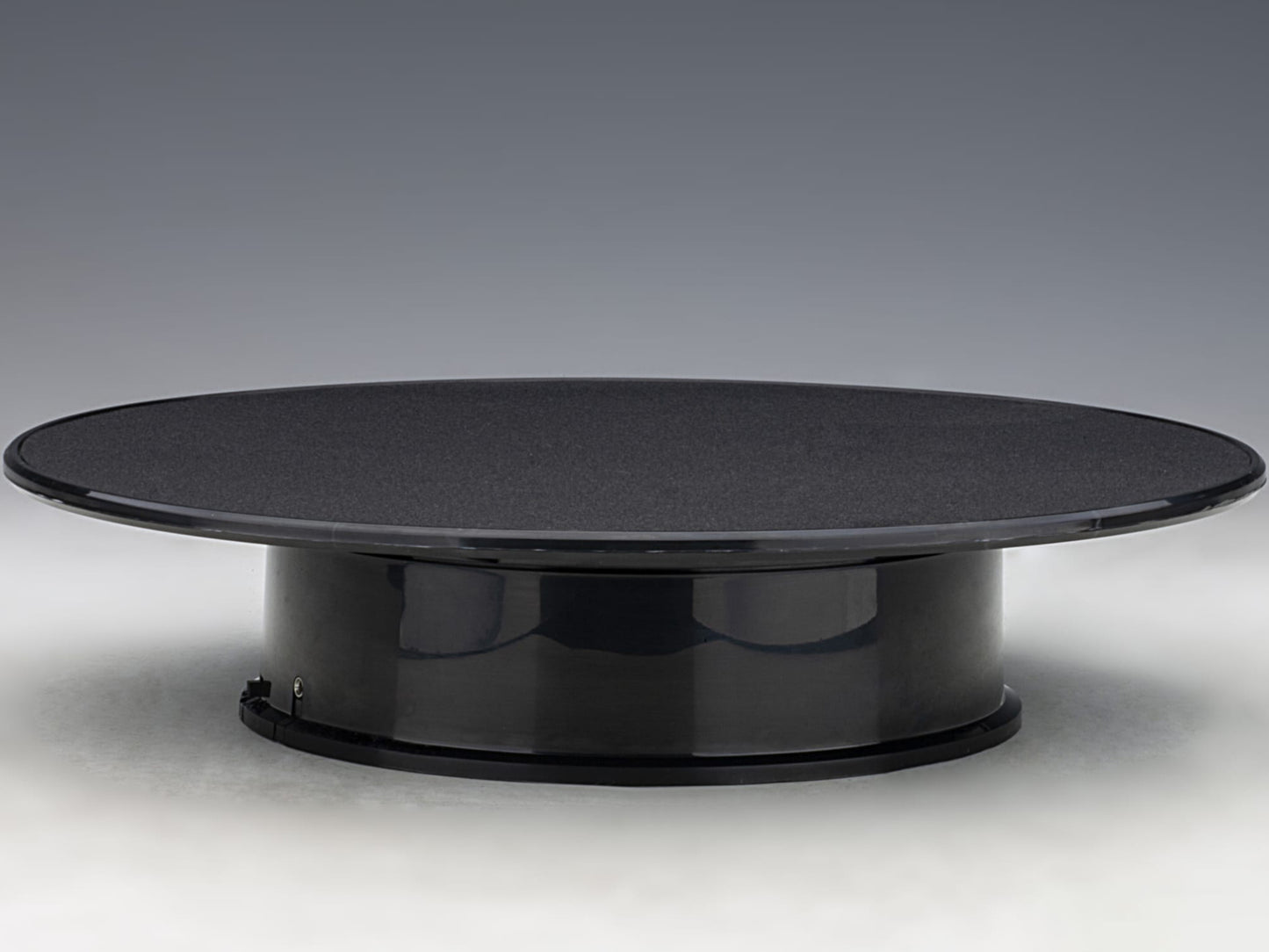 Rotary Display Turntable Stand Medium 10 Inches with Black Top for 1/64 1/43 1/32 1/24 1/18 Scale Models by Autoart