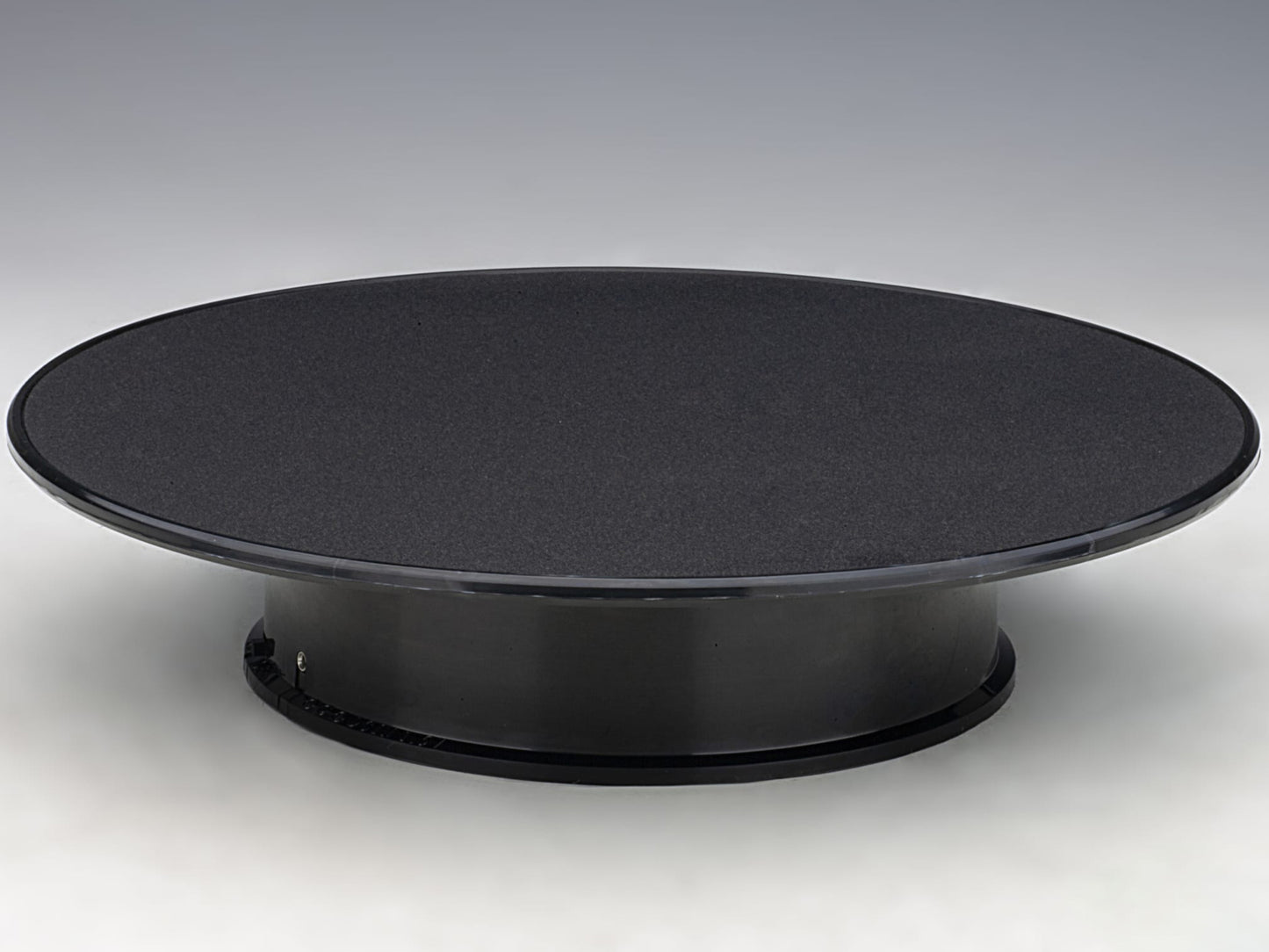 Rotary Display Turntable Stand Medium 10 Inches with Black Top for 1/64 1/43 1/32 1/24 1/18 Scale Models by Autoart