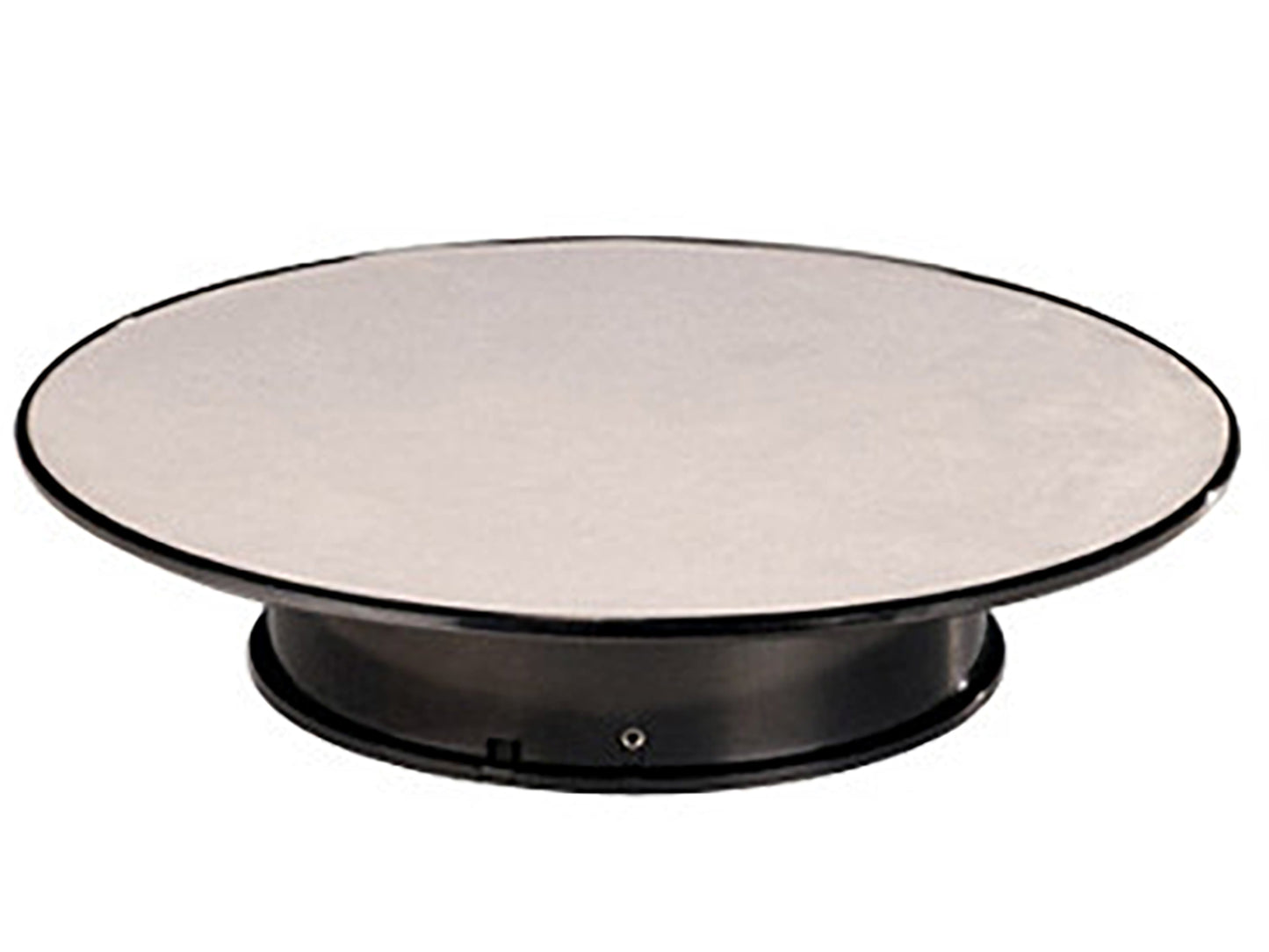 Rotary Display Turntable Stand Medium 10 Inches with Silver Top for 1/64 1/43 1/32 1/24 1/18 Scale Models by Autoart
