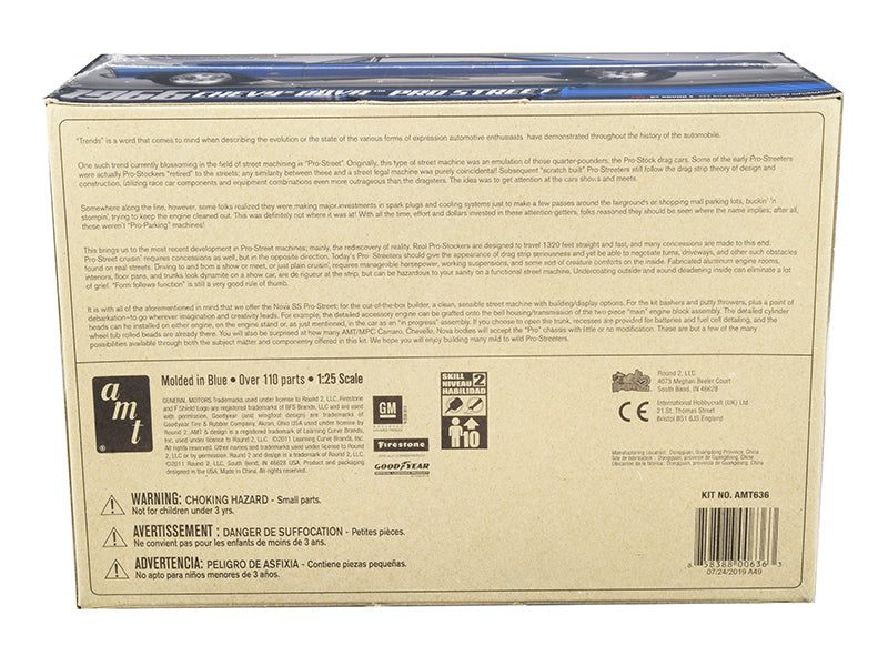 Skill 2 Model Kit 1966 Chevrolet Nova Pro Street 1/25 Scale Model by AMT