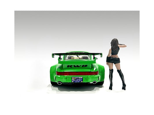 "Auto Salon Girls" Figure 1 for 1/18 Scale Models by American Diorama