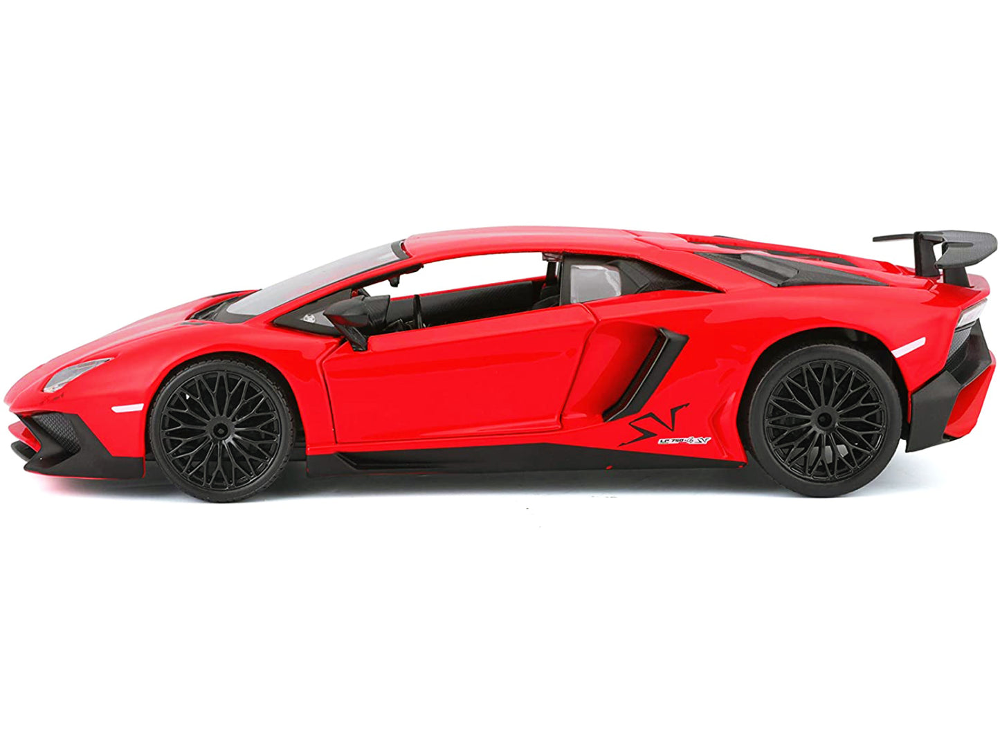  Lamborghini Aventador LP750-4 Red 1/24 Diecast Model Car by Bburago