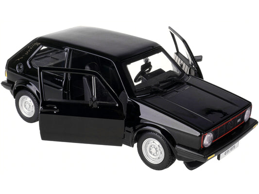 1979 Volkswagen Golf Mk1 GTI Black 1/24 Diecast Model Car by Bburago