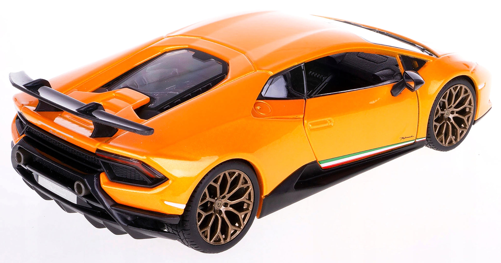Lamborghini Huracan Performante Orange Metallic 1/24 Diecast Model Car by Bburago
