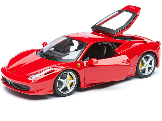 Ferrari 458 Italia Red 1/24 Diecast Model Car by Bburago 