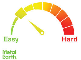 Model Kit North American P-51 Mustang Fighter Aircraft "Big Beautiful Doll" United States Army Air Forces (Easy Difficulty) Steel Model by Metal Earth