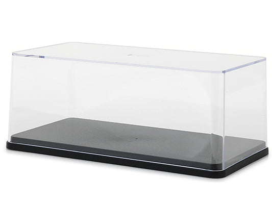 Collectible Display Show Case with Black Plastic Base for 1/24 Scale Models by Greenlight