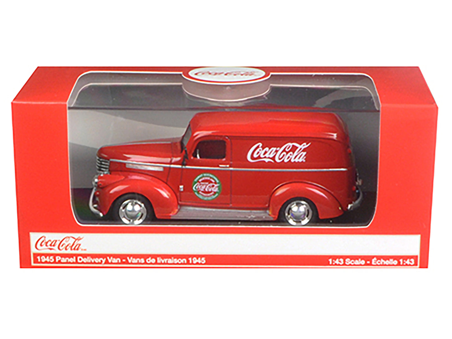 1945 Panel Delivery Van "Coca-Cola" Red 1/43 Diecast Model Car by Motorcity Classics