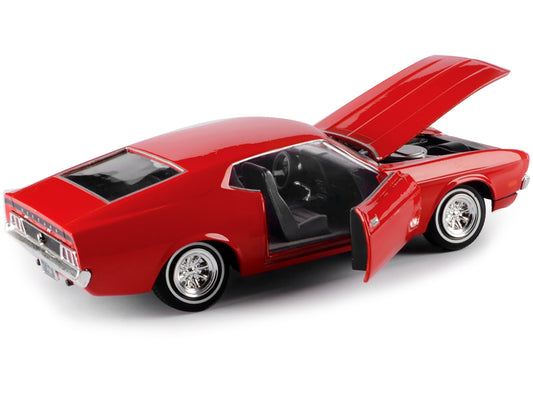 1971 Ford Mustang Sportsroof Red 1/24 Diecast Model Car by Motormax