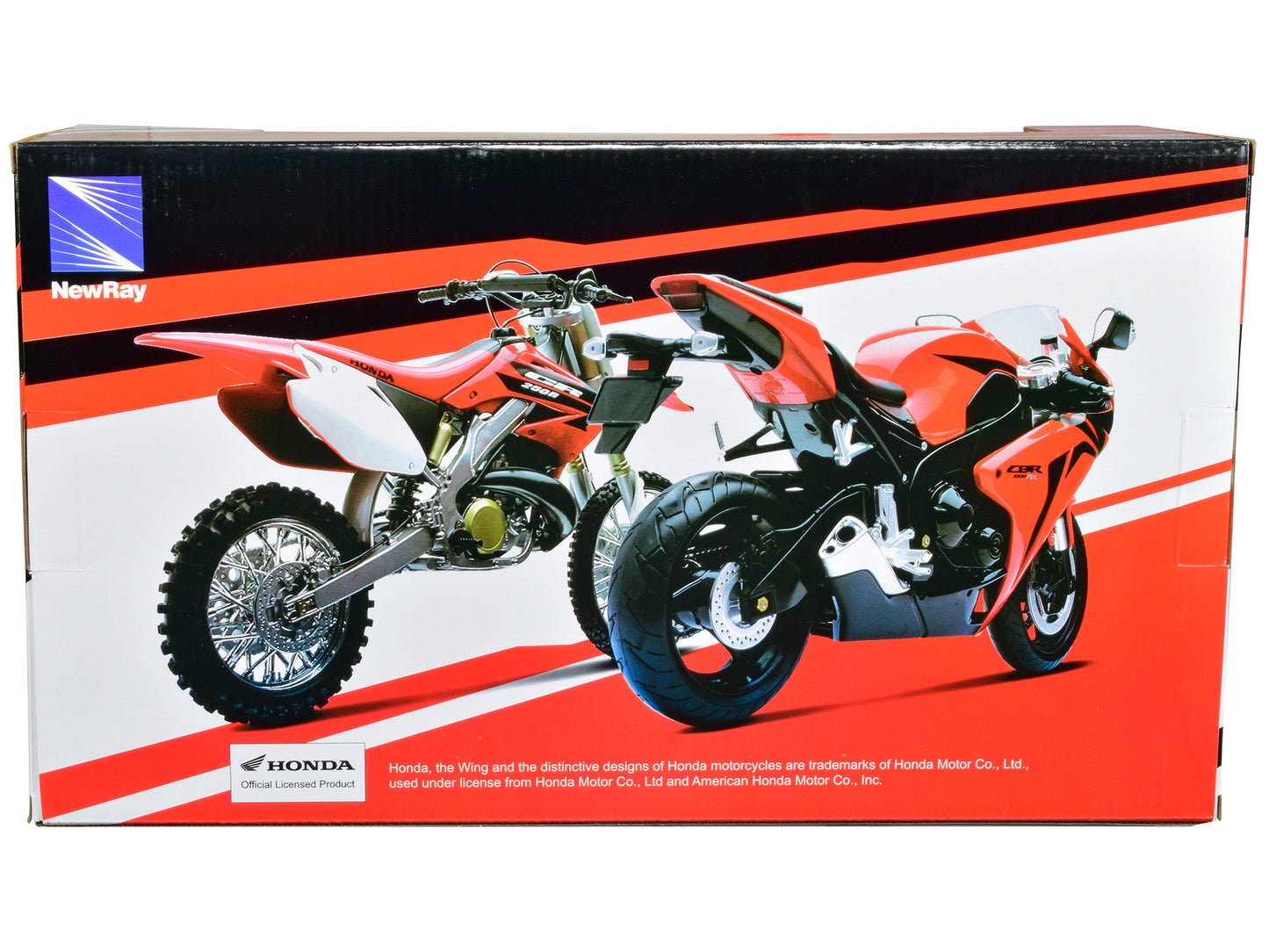 Honda CRF450R Dirt Bike Motorcycle Red and White 1/6 Diecast Model by New Ray