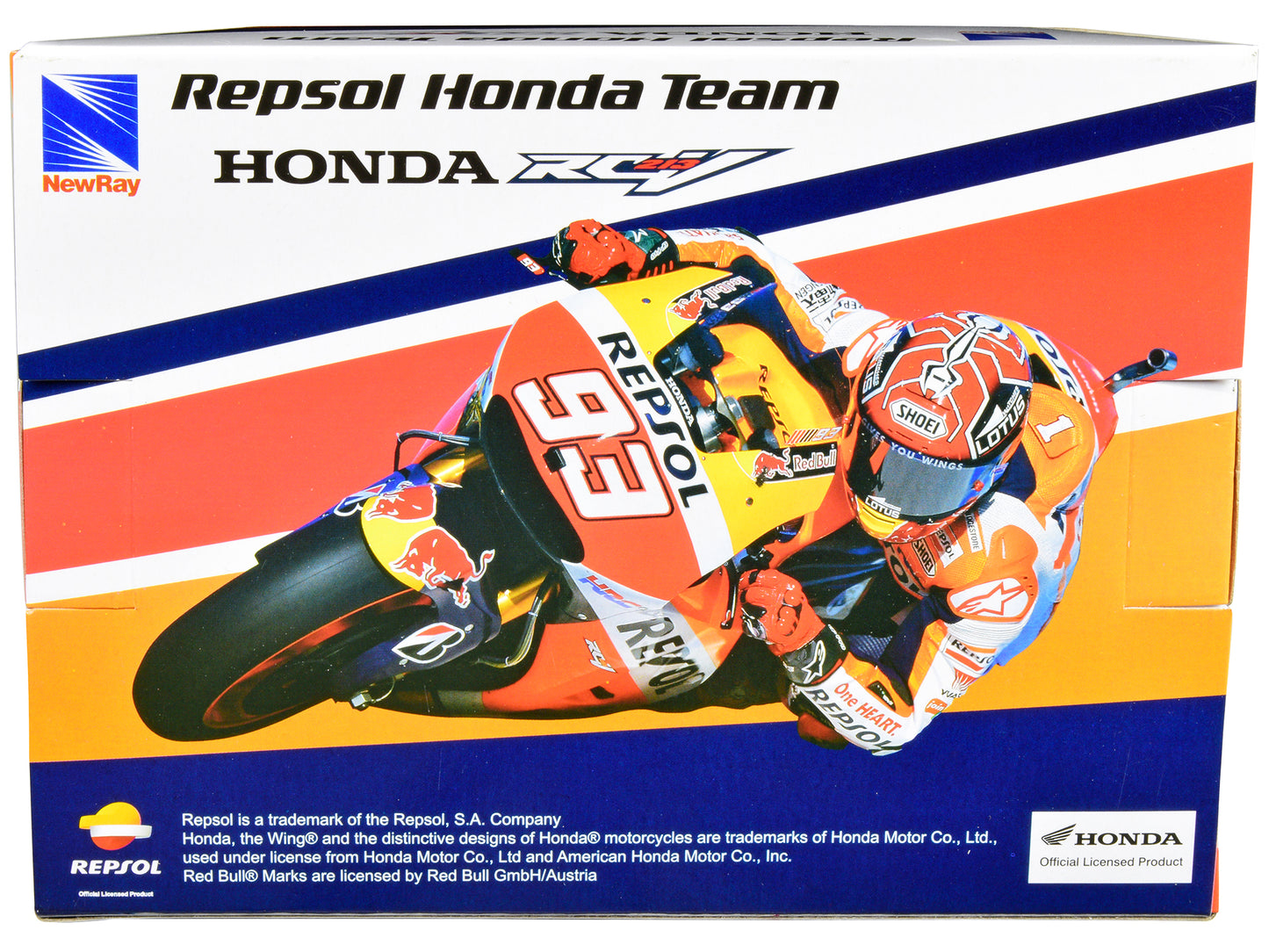 Honda RC213V Motorcycle #93 Marc Marquez "Repsol Honda Team" MotoGP (2015) 1/12 Diecast Model by New Ray