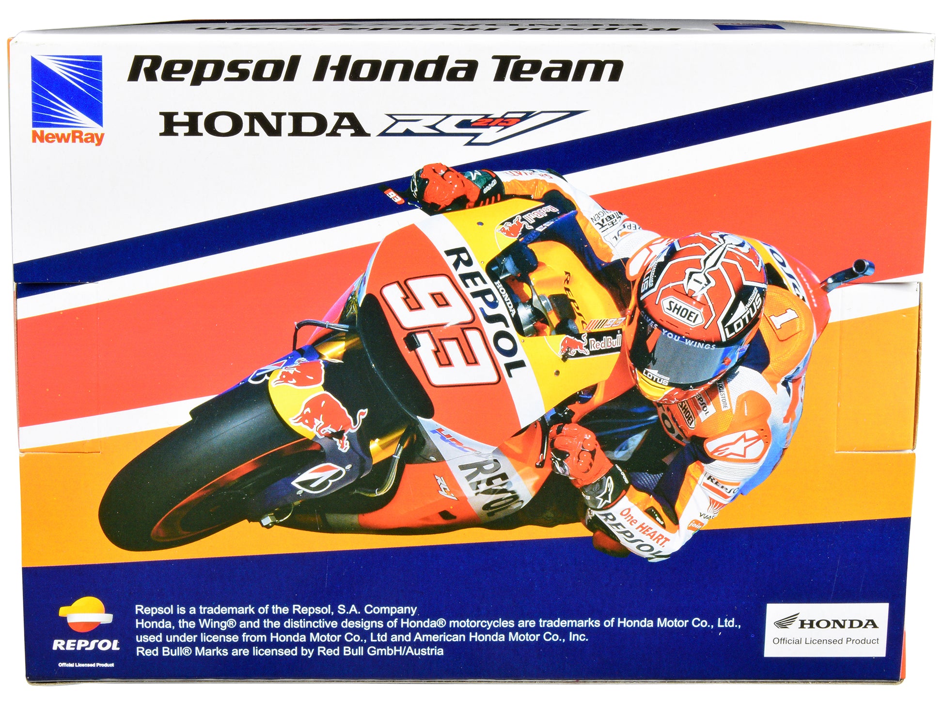 Honda RC213V Motorcycle #93 Marc Marquez "Repsol Honda Team" MotoGP (2015) 1/12 Diecast Model by New Ray