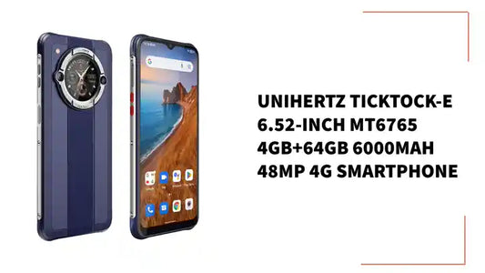 UNIHERTZ TickTock-E 6.52-inch MT6765 4GB+64GB 6000mAh 48MP 4G Smartphone by@Outfy