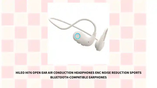 HILEO hi76 Open Ear Air Conduction Headphones ENC Noise Reduction Sports Bluetooth-compatible Earphones by@Outfy