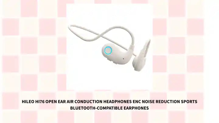 HILEO hi76 Open Ear Air Conduction Headphones ENC Noise Reduction Sports Bluetooth-compatible Earphones by@Outfy