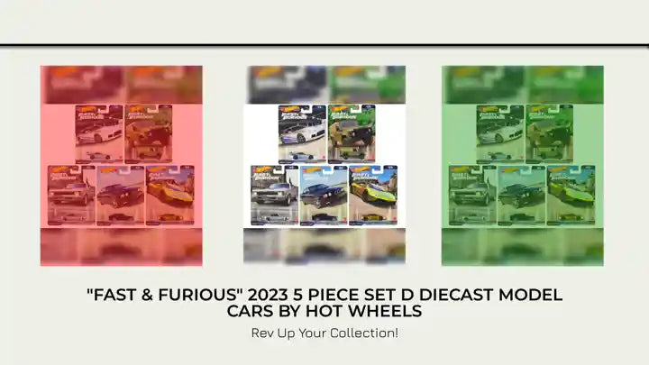 "Fast &amp; Furious" 2023 5 piece Set D Diecast Model Cars by Hot Wheels by@Outfy